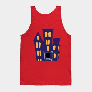 Halloween Scary house Tank Top